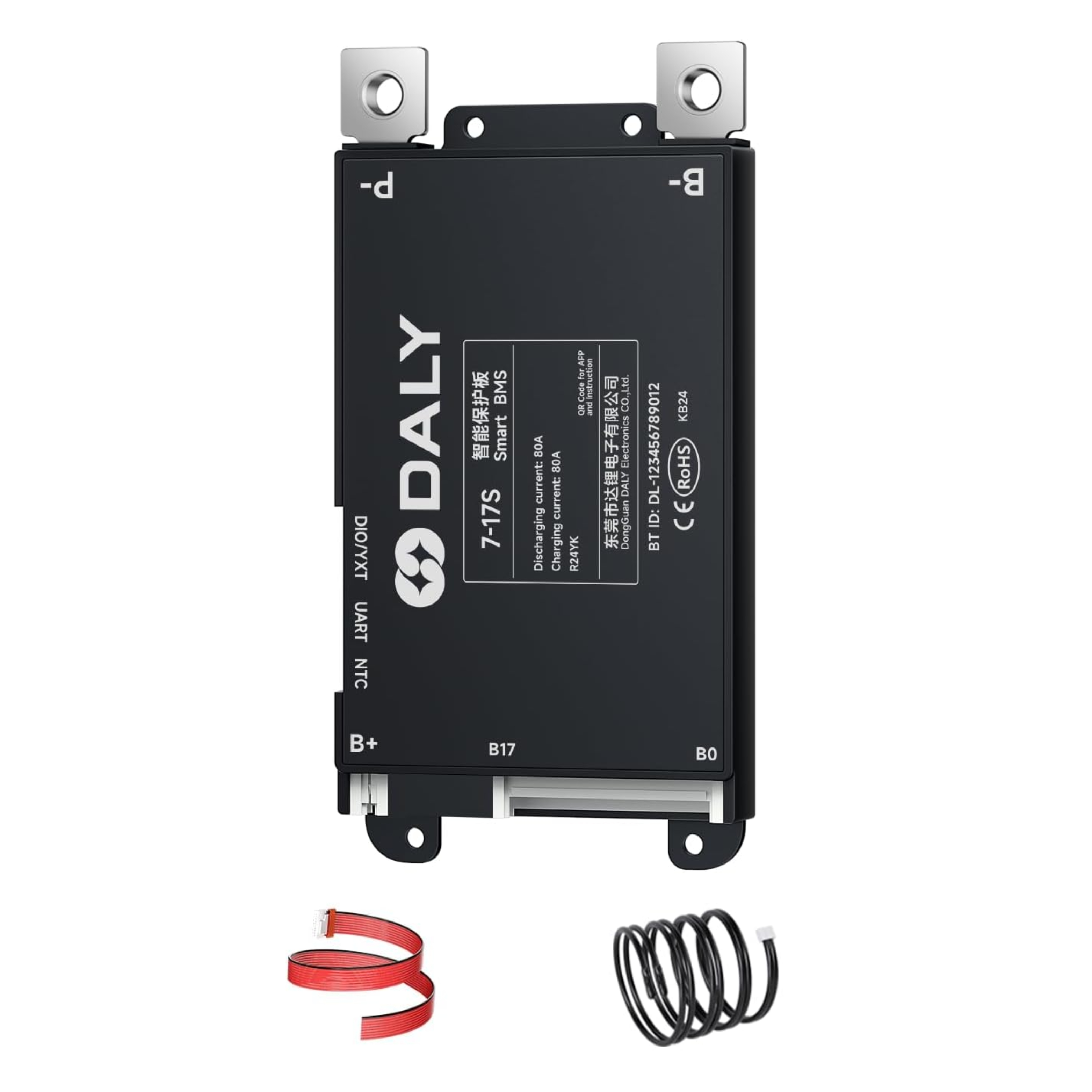 DALY BLACK SMART BMS 7-17S 80A